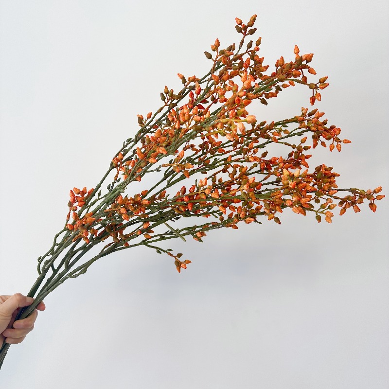 Florist Supply Vases - Eucalipto Artificial, Frutos de Olivo Verdes,