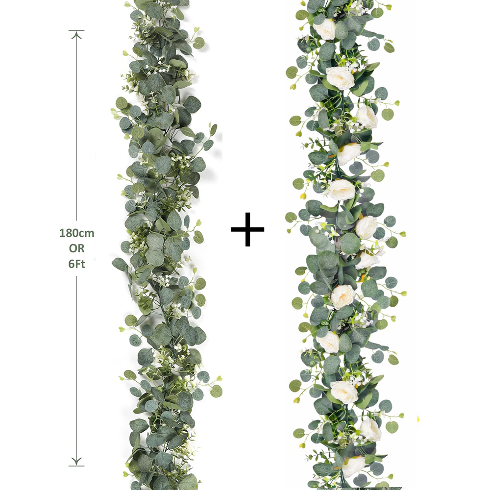 Guirnaldas de Flores Artificia - Eucalyptus Preserved reseña y precio