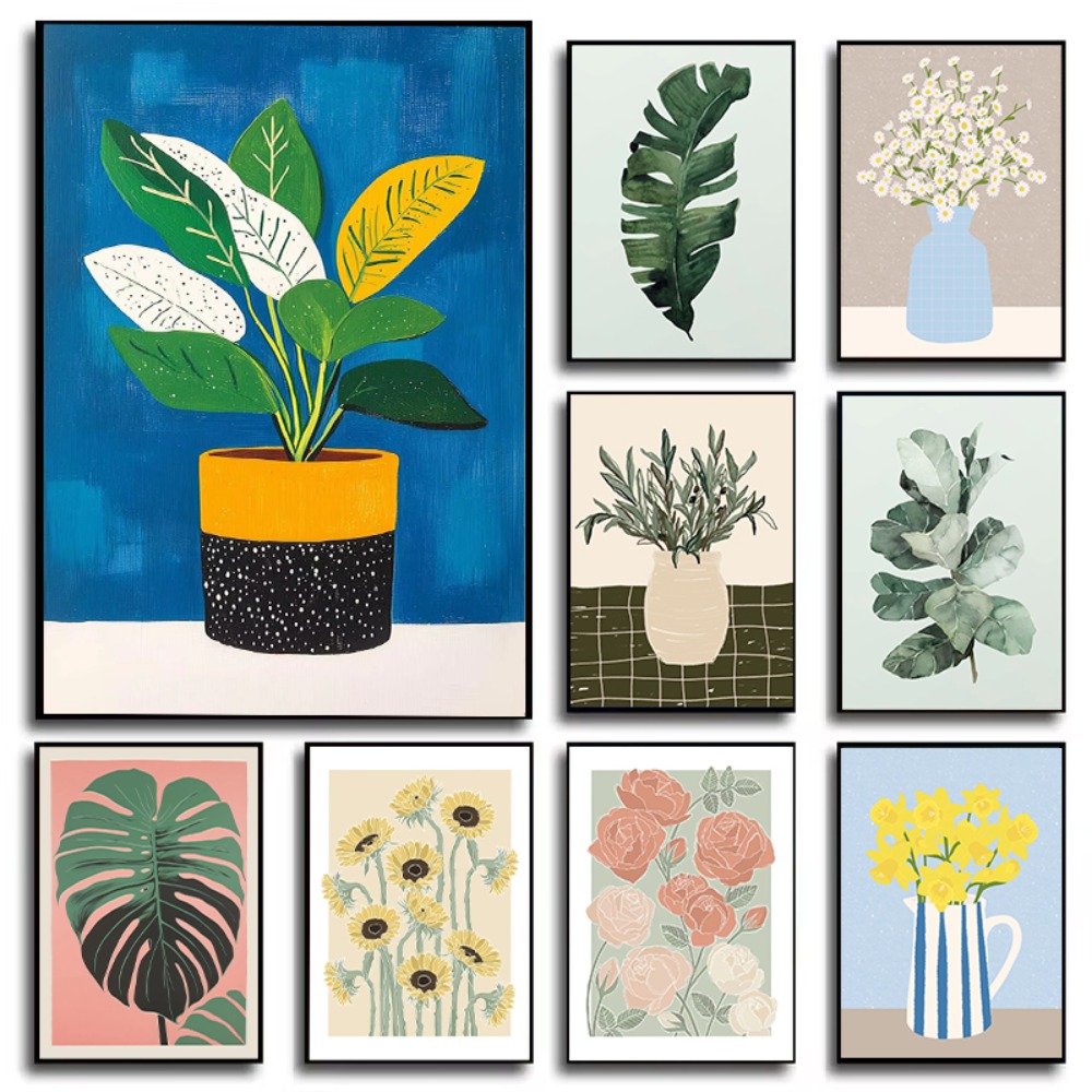 Póster artístico para jardín,  - Florist Supply Vases reseña y precio