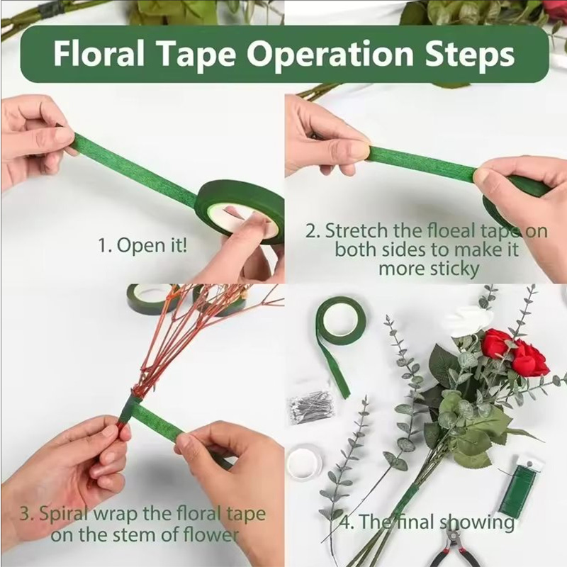 Cinta floral de 30 yardas y 12 - Florist Flower Supply reseña y precio