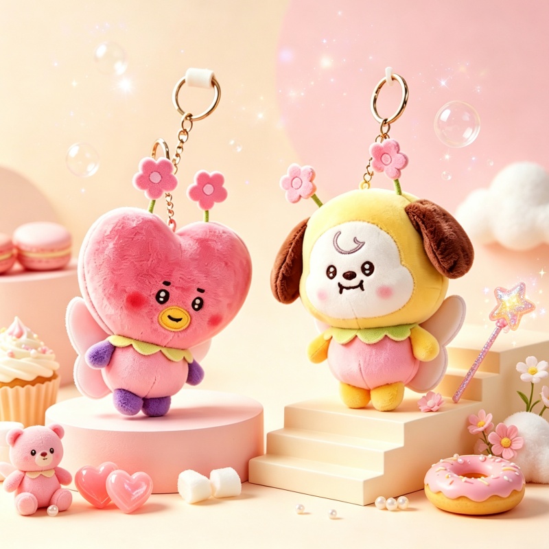 Llavero de peluche de la serie - Supply Florist reseña y precio